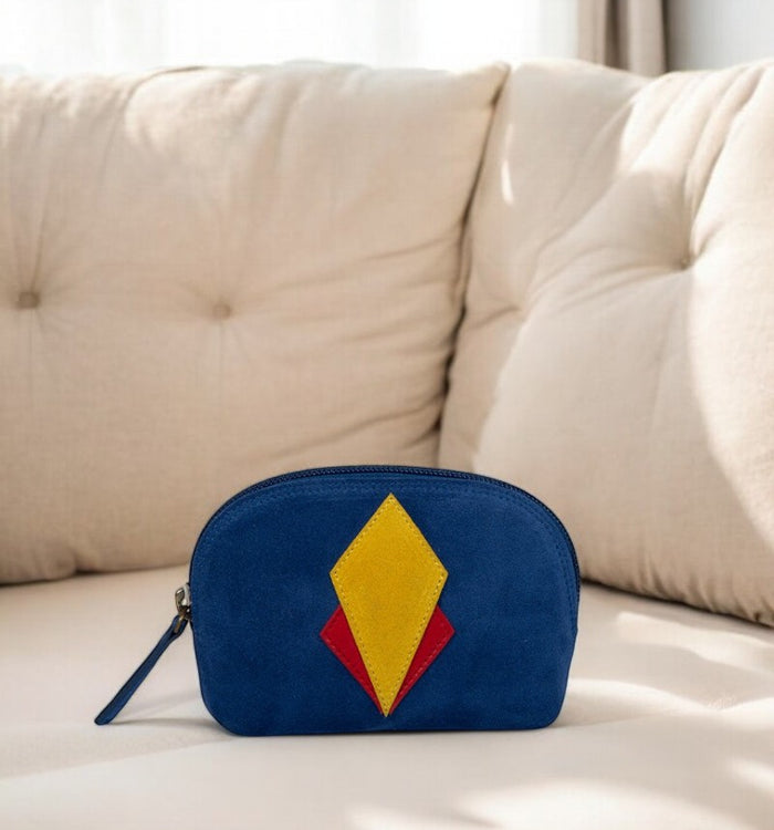 antoinette ameska Porte-Monnaie SICILE Bleu / Rouge / Jaune