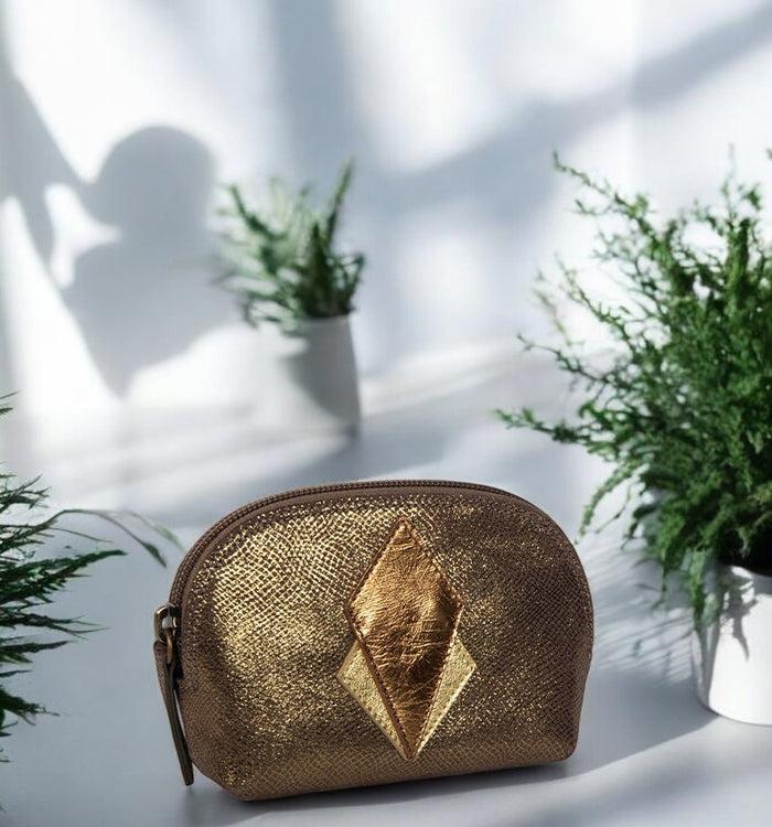 antoinette ameska Porte-Monnaie SICILE Lézard Bronze