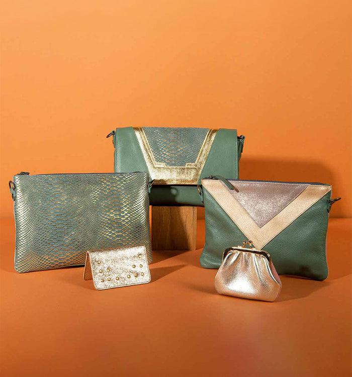 Antoinette Ameska Porte-Monnaie VITTORIA Rose/Champagne