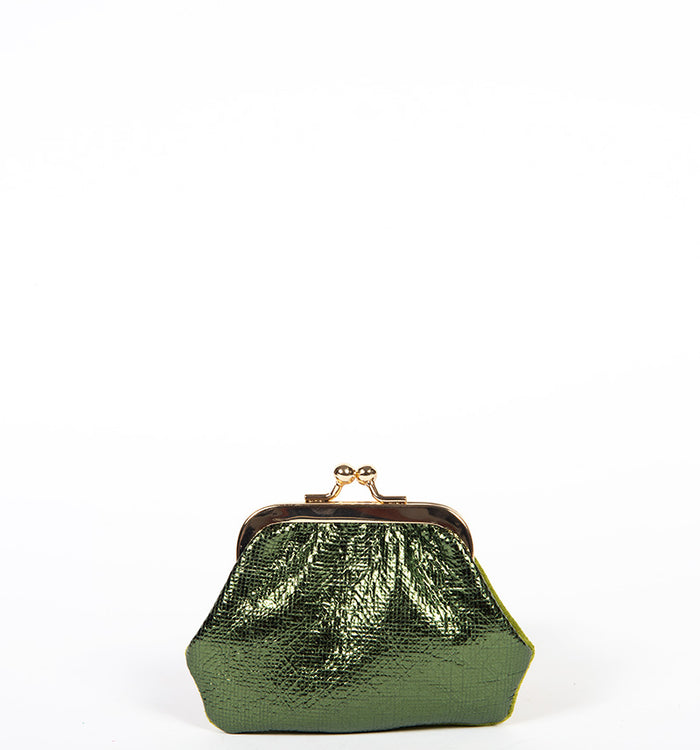 Antoinette Ameska Porte-Monnaie VITTORIA Vert/Métal Vert