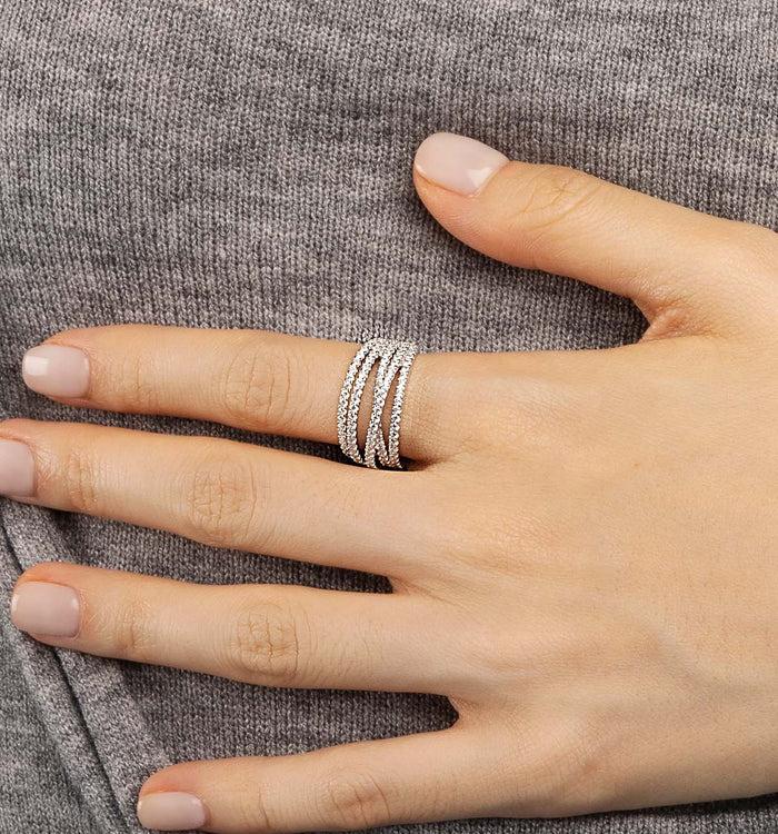 Apm Monaco Bague 5 Anneaux