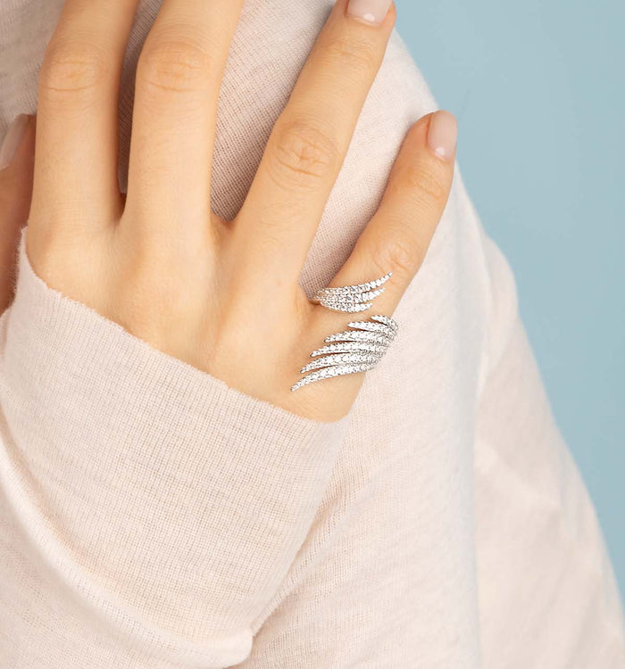 Apm Monaco Bague De Phalange Palmier