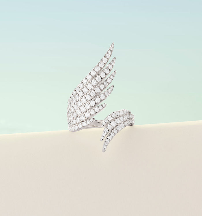 Apm Monaco Bague De Phalange Palmier