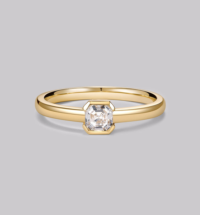 apm monaco Bague Diamant Asscher (0.35ct)