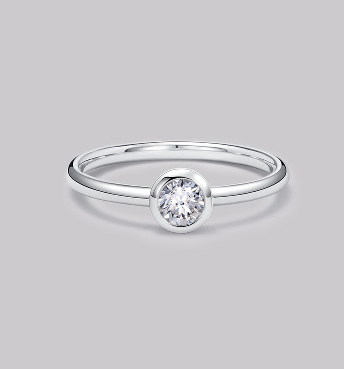 apm monaco Bague Diamant Rond (0.24ct)