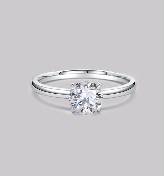 apm monaco Bague Diamant Solitaire Rond (1ct)