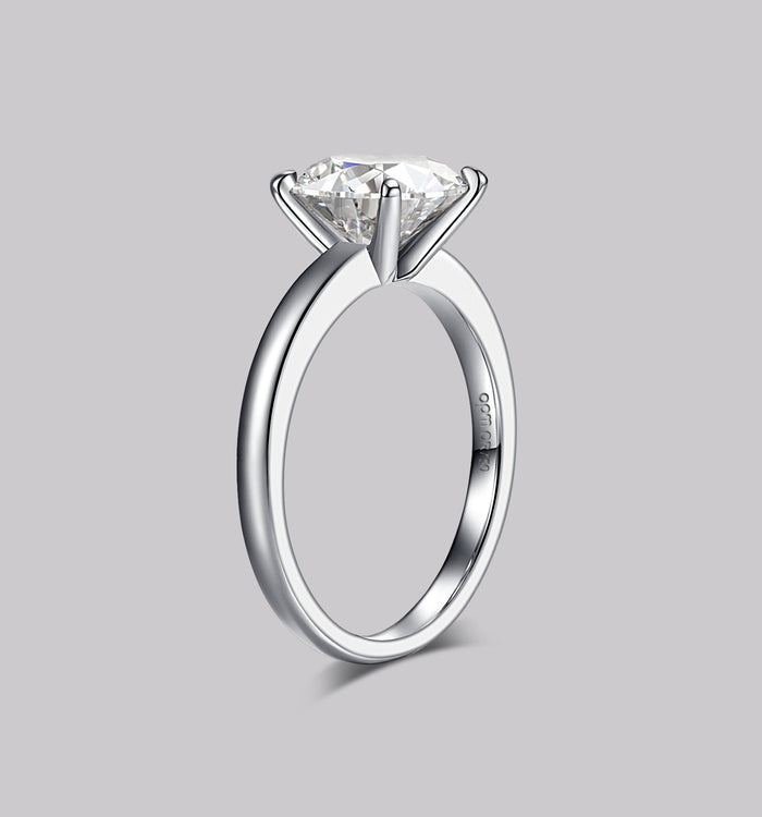 Apm Monaco Bague Diamant Solitaire Rond (2ct)