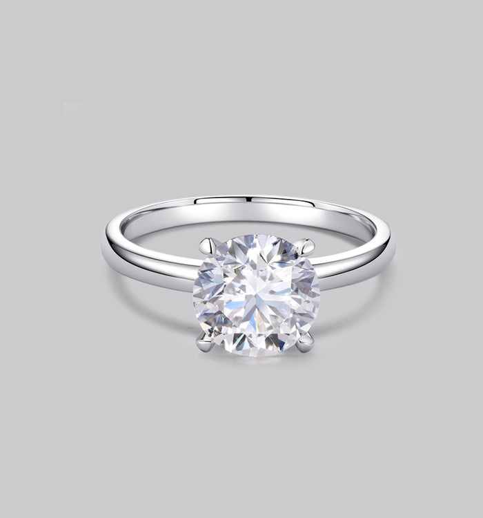 apm monaco Bague Diamant Solitaire Rond (2ct)