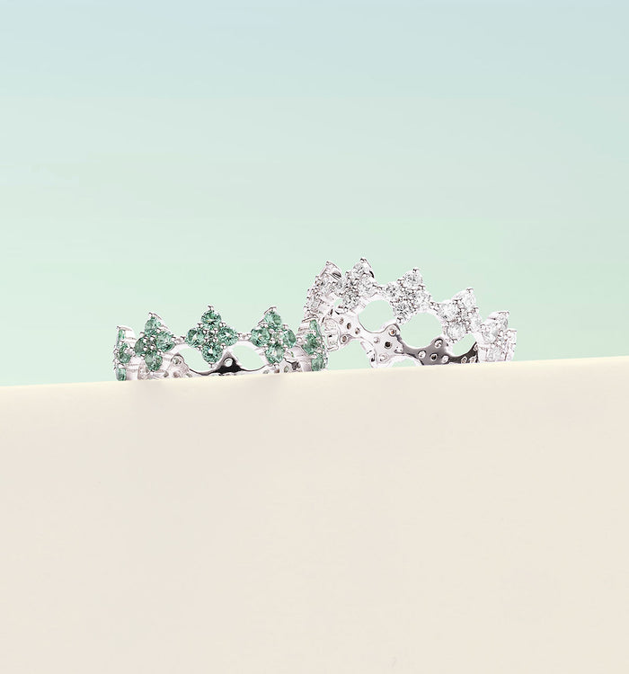 Apm Monaco Bague Éclat Vert Pastel