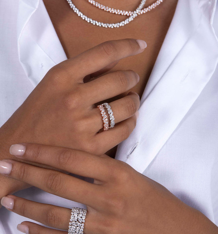 Apm Monaco Bague Pavé