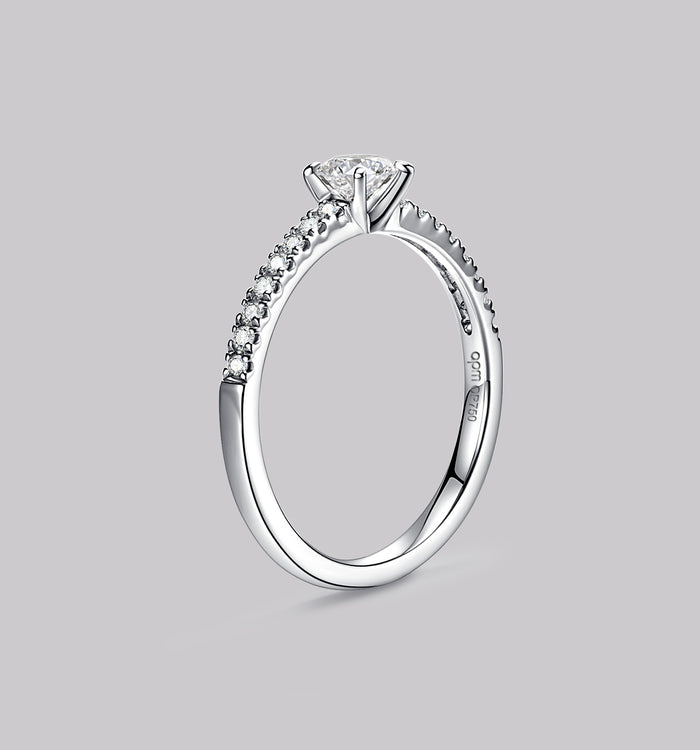 Apm Monaco Bague Pavé Diamant Rond (0.39ct)