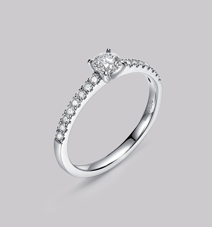 Apm Monaco Bague Pavé Diamant Rond (0.39ct)