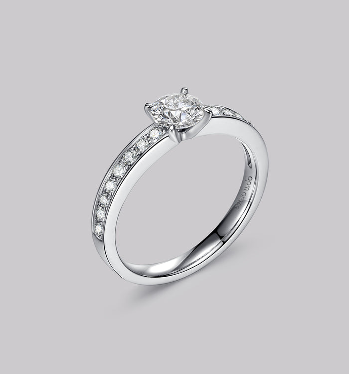 Apm Monaco Bague Pavé Diamant Rond (0.72ct)