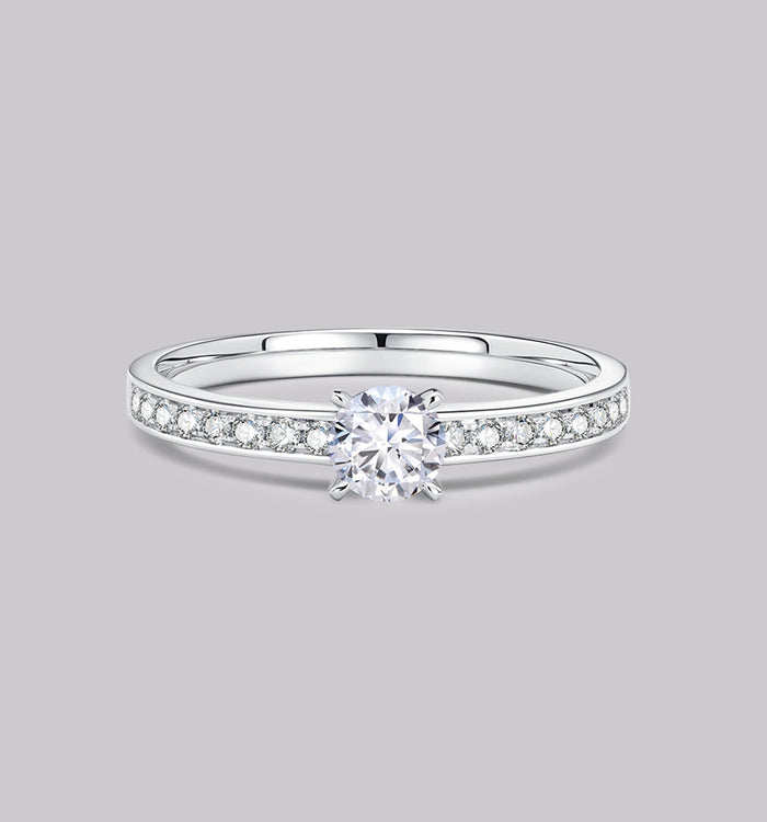 apm monaco Bague Pavé Diamant Rond (0.72ct)