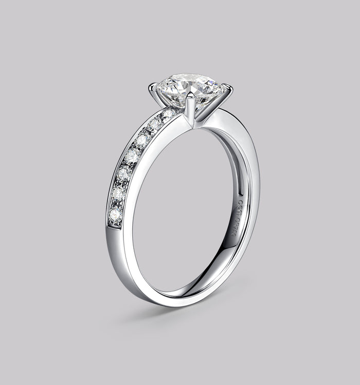 Apm Monaco Bague Pavé Diamant Rond (1.32ct)