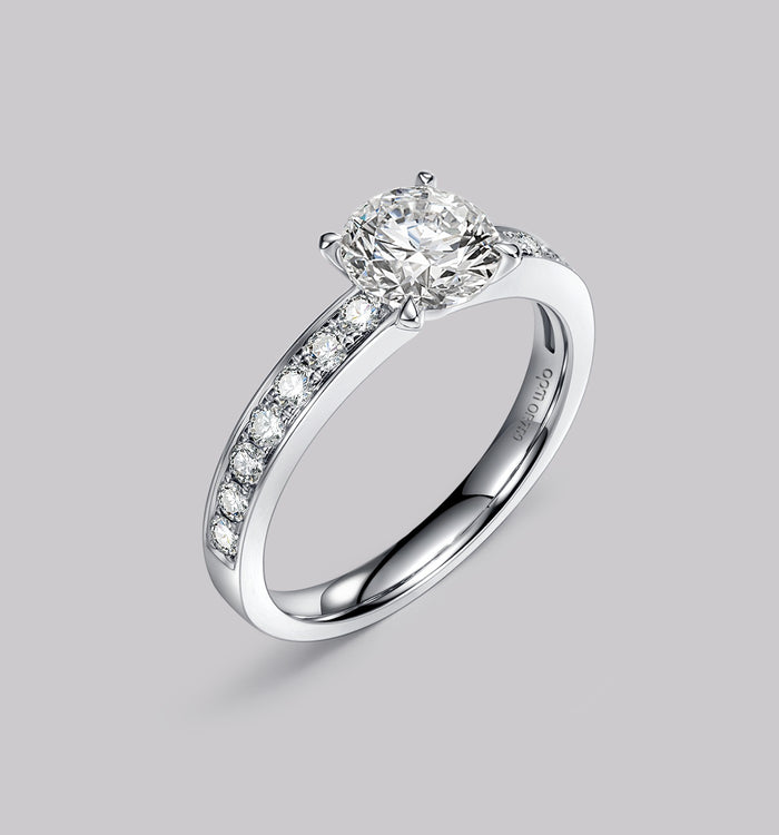 Apm Monaco Bague Pavé Diamant Rond (1.32ct)