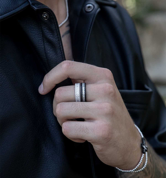 Apm Monaco Bague Pavé