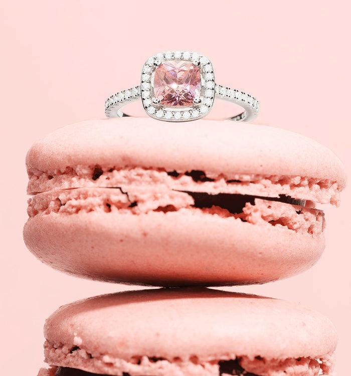 Apm Monaco Bague Pavé Rose