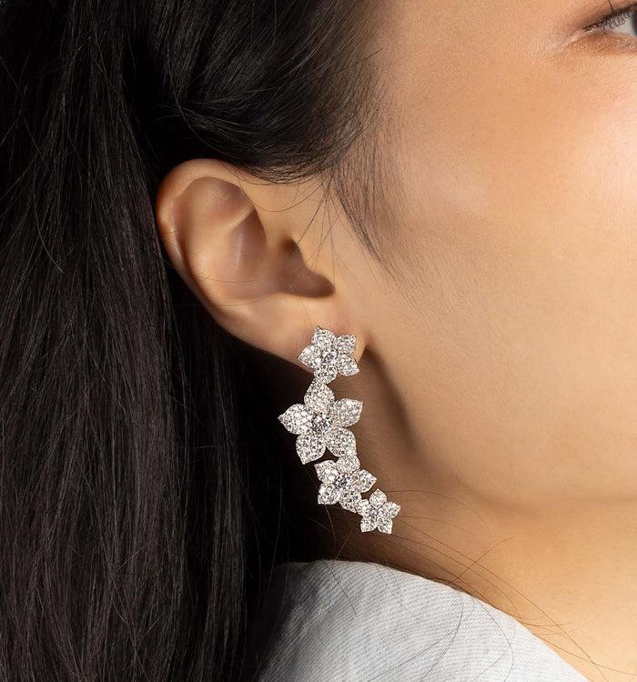 Apm Monaco Boucles D'Oreilles Fleurs