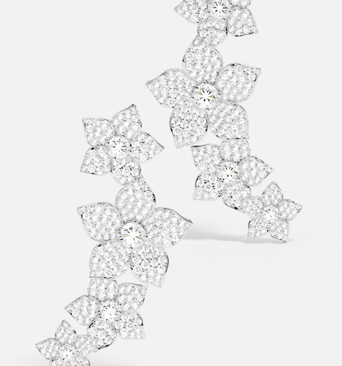 Apm Monaco Boucles D'Oreilles Fleurs