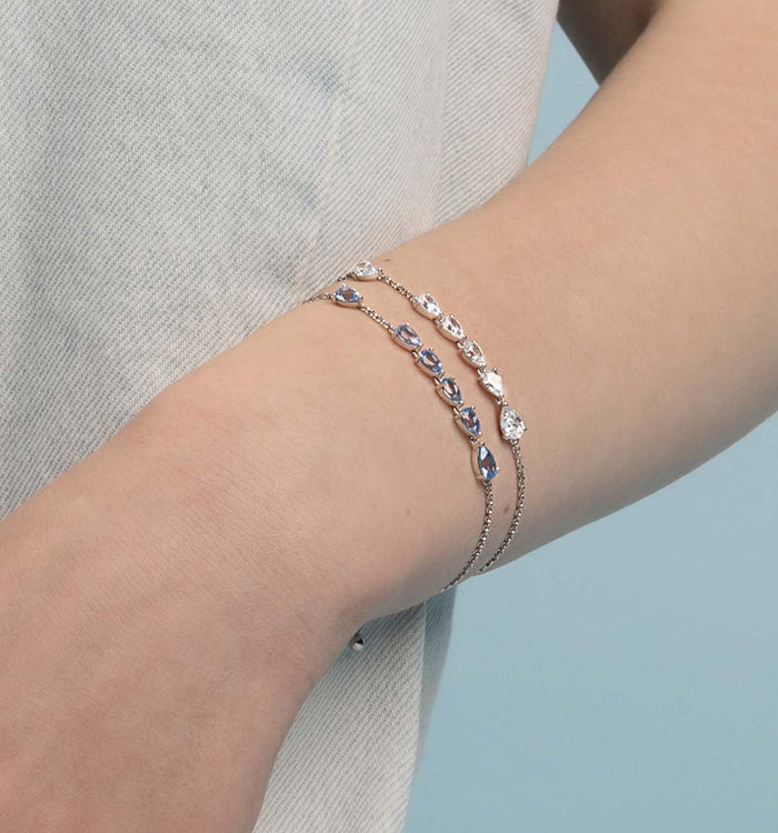 Apm Monaco Bracelet Ajustable Goutte Aqua