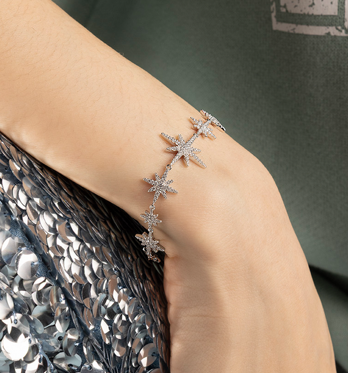 Apm Monaco Bracelet Ajustable Multi-Météorites