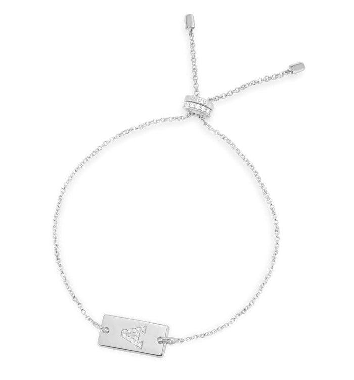 Apm Monaco Bracelet Ajustable Plaque Alphabet