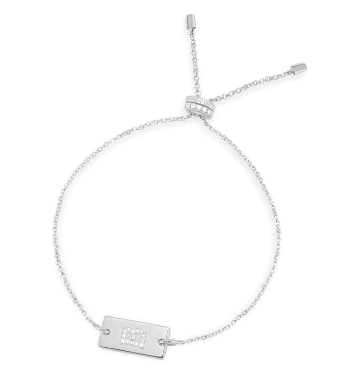 Apm Monaco Bracelet Ajustable Plaque Alphabet