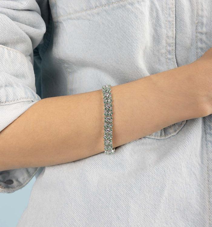Apm Monaco Bracelet Goutte Vert Pastel