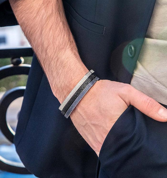 Apm Monaco Bracelet Jonc Bold Pavé