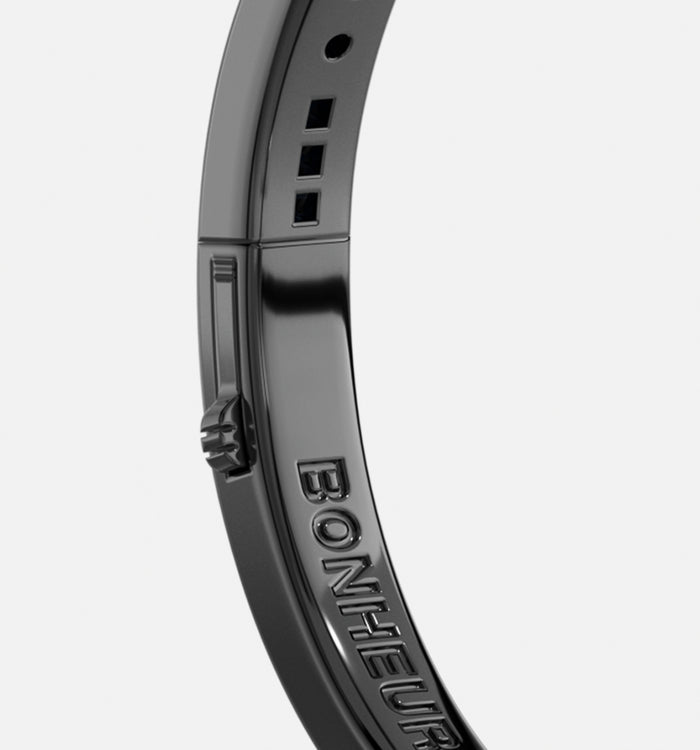 Apm Monaco Bracelet Jonc Code Morse Bonheur Bleu