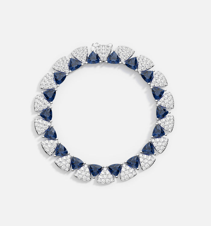 apm monaco Bracelet Triangle Blanc et Bleu