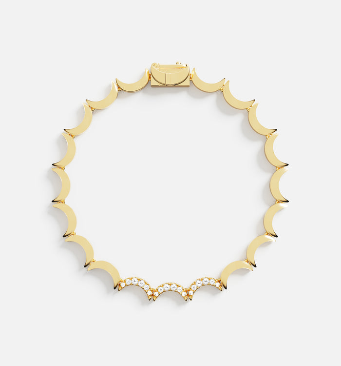 apm monaco Bracelet Wavy Or Jaune