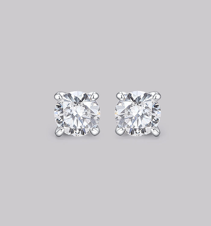apm monaco Clous d'Oreilles Diamant Rond (0.50ct)