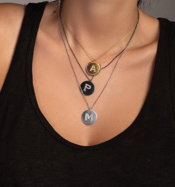 Apm Monaco Collier Ajustable Alphabet