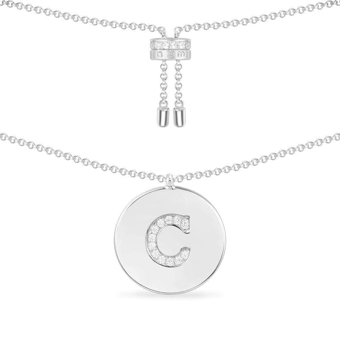 Apm Monaco Collier Ajustable Alphabet