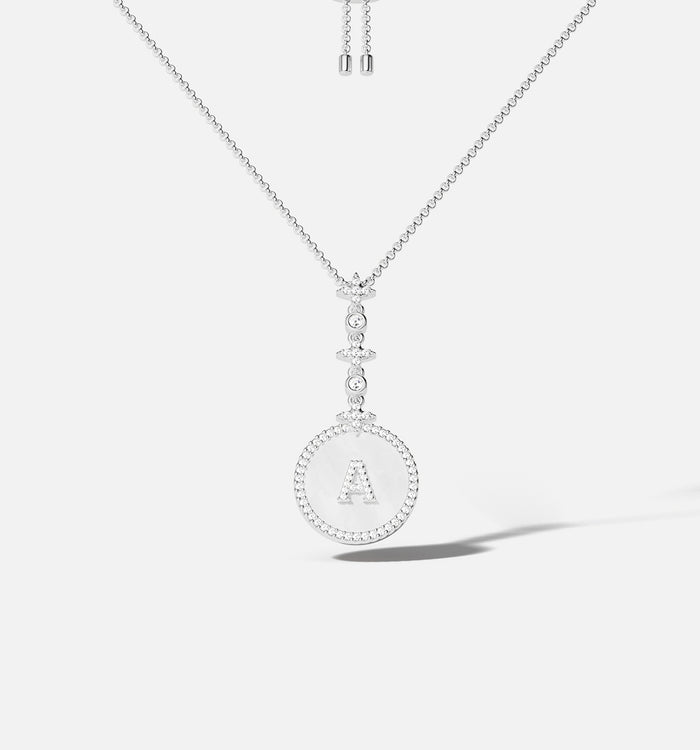 apm monaco Collier Ajustable Alphabet Eternelle