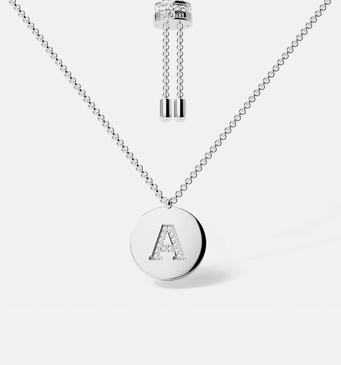 apm monaco Collier Ajustable Alphabet