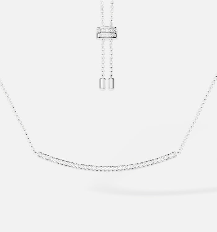 apm monaco Collier Ajustable Arc Serti