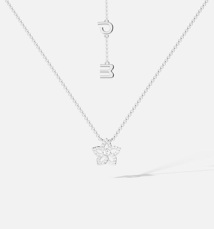 apm monaco Collier Ajustable Fleur