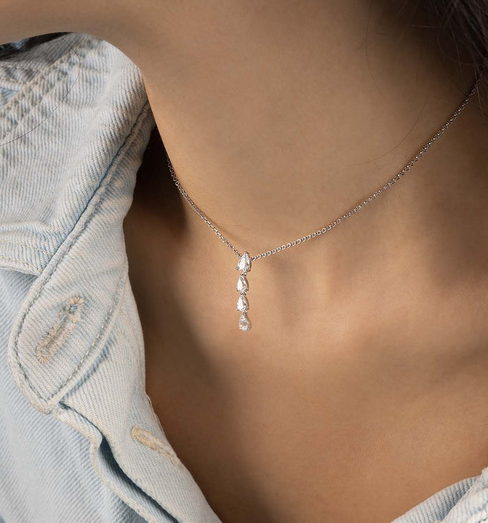Apm Monaco Collier Ajustable Goutte
