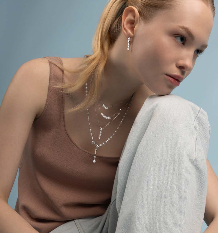Apm Monaco Collier Ajustable Goutte