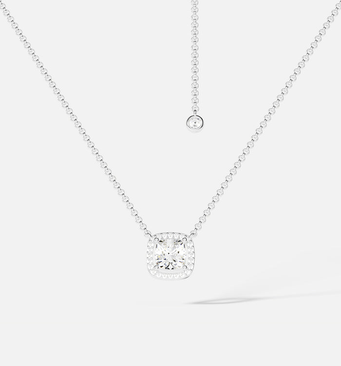 apm monaco Collier Ajustable Pierre Carrée