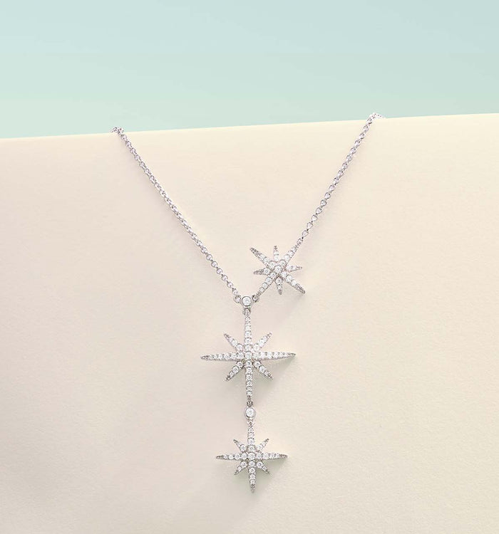 Apm Monaco Collier Ajustable Triple Météorites