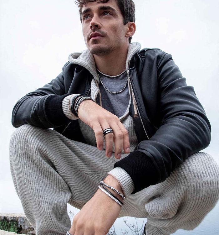 Apm Monaco Collier Ajustable Zèbre