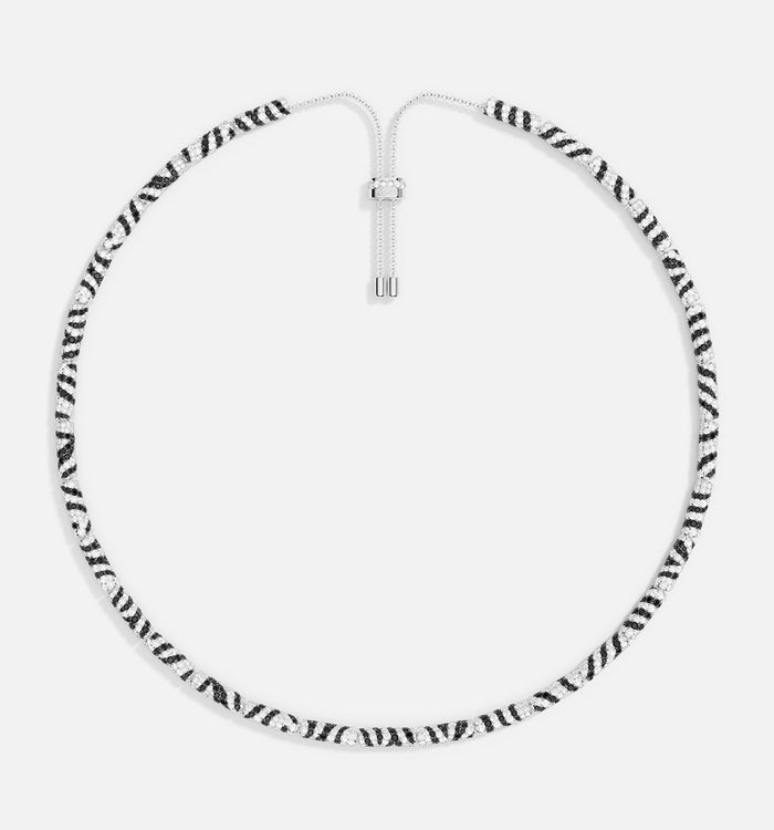 apm monaco Collier Ajustable Zèbre