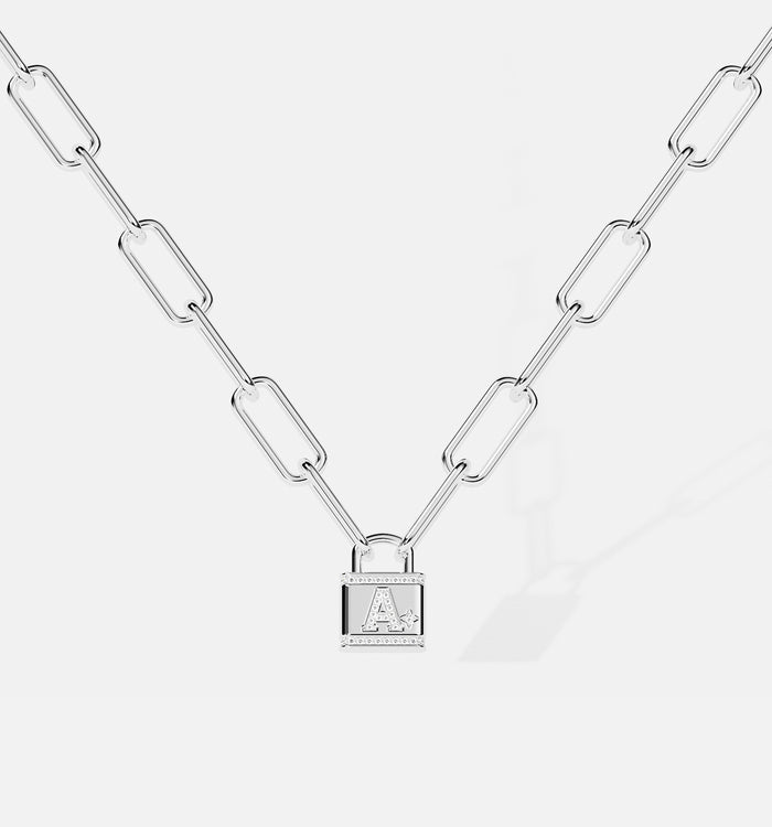 apm monaco Collier Cadenas Alphabet
