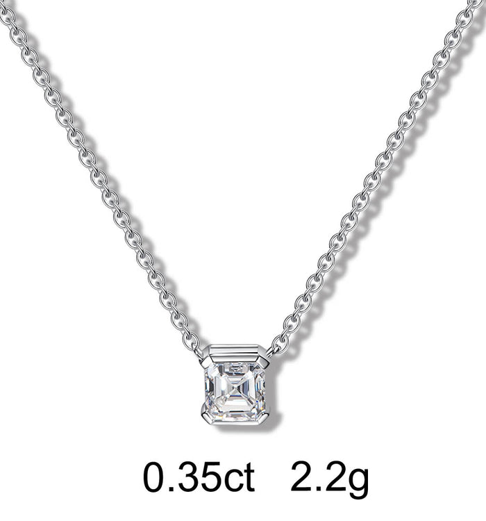 Apm Monaco Collier Diamant Asscher (0.35ct)