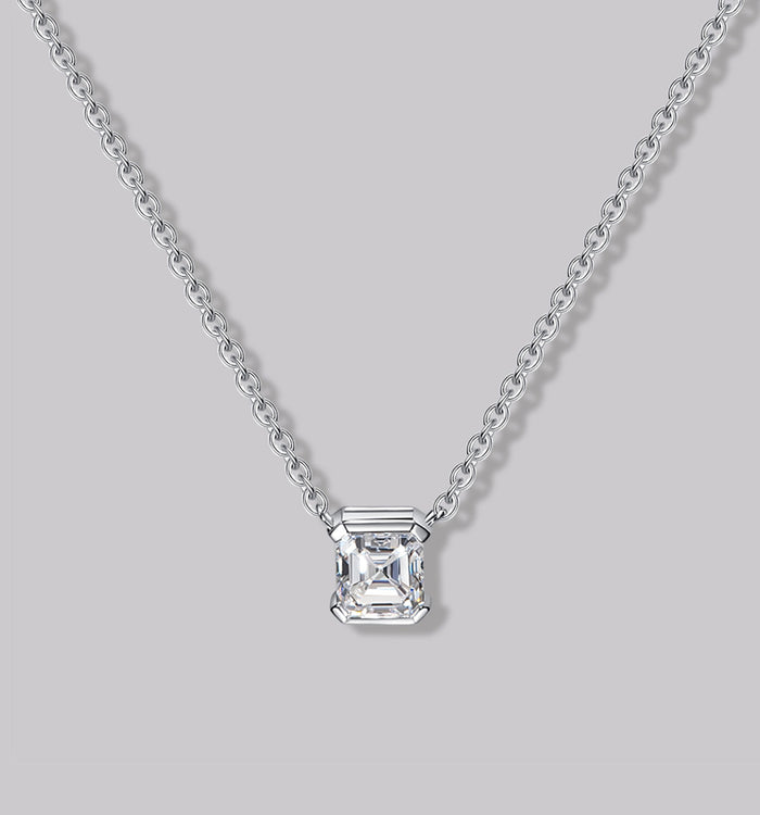 apm monaco Collier Diamant Asscher (0.35ct)