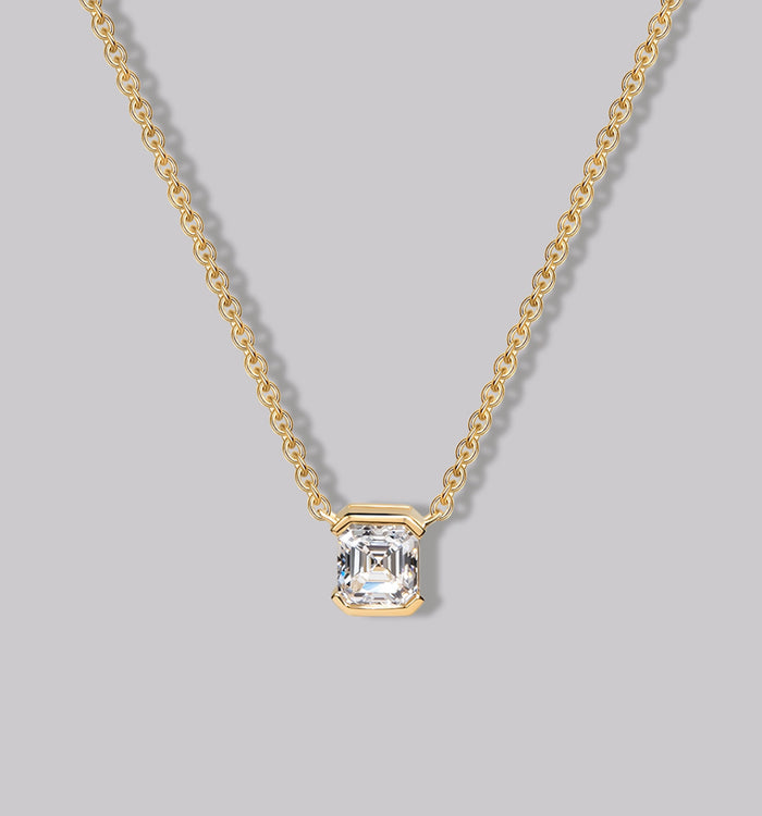 apm monaco Collier Diamant Asscher (0.35ct)